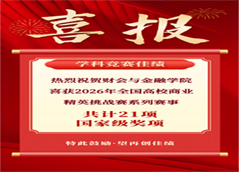 我校财金学子斩获21项国家级竞赛奖项